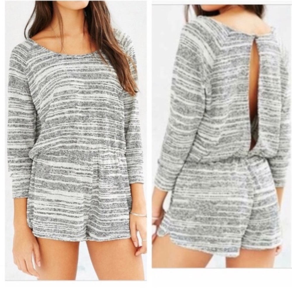 BDG Dee Dee Open Back Romper Urban Outfitters